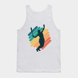 Vintage Retro Tennis Girl Tank Top